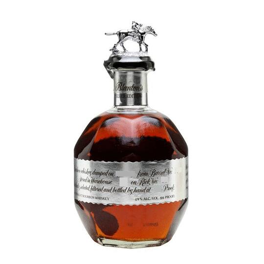 Blantons Silver Edition Bourbon Kentucky Straight Whiskey Damaged Seal