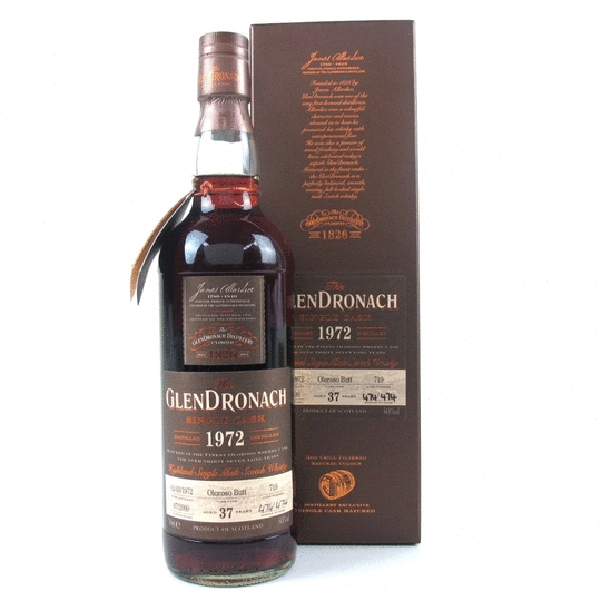 The Glendronach Single Cask 37 Year Old Oloroso Sherry Butt Single Malt Scotch Whisky