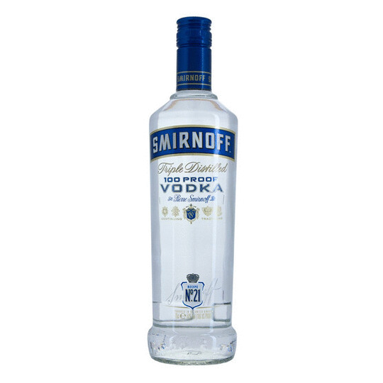 Smirnoff No 21 Blue Label 100 Proof Vodka