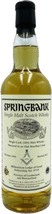 Springbank Single Cask Single Malt Scotch Whisky