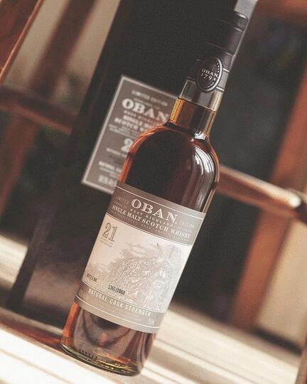 Oban Limited Edition Natural Cask Strength 21 Year Old Single Malt Scotch Whisky