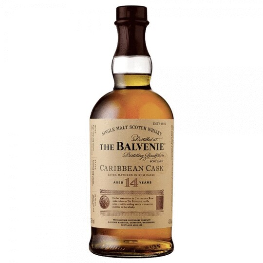 The Balvenie Caribbean Cask 14 Year Old Single Malt Scotch Whisky No Box