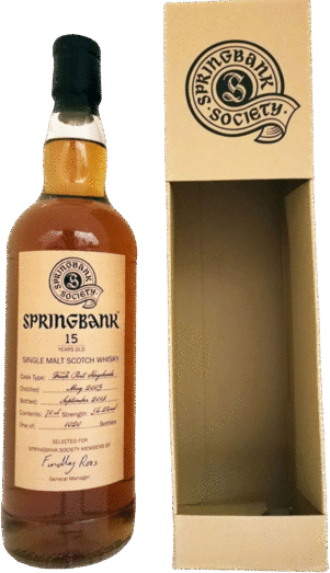 Springbank Society Springbank 15 Year Old Single Malt Scotch Whisky