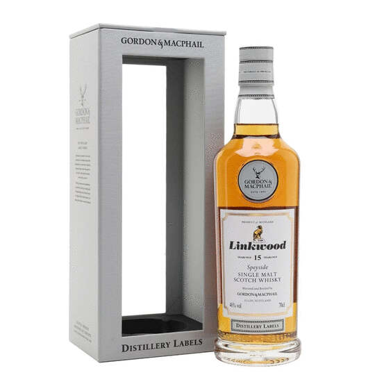Gordon Macphail Distillery Labels Linkwood 15 Year Old Single Malt Scotch Whisky