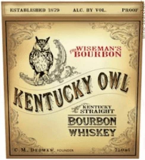 Kentucky Owl Straight Bourbon Whiskey