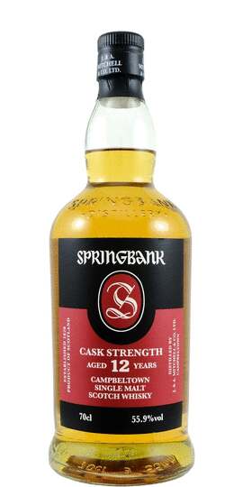 Springbank 12 Year Old Cask Strength Single Malt Scotch Whisky