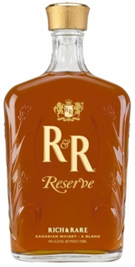 R R Rich Rare Reserve Canadian Whisky