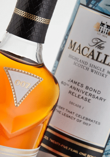 The Macallan James Bond 60th Anniversary Decade I Single Malt Scotch Whisky