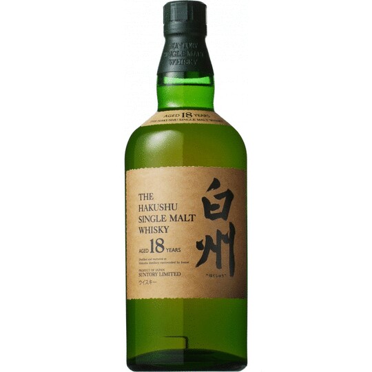 Suntory The Hakushu 18 Year Old Single Malt Whisky Old Style Box