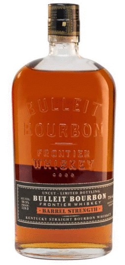 Bulleit Barrel Strength Straight Bourbon Frontier Whiskey