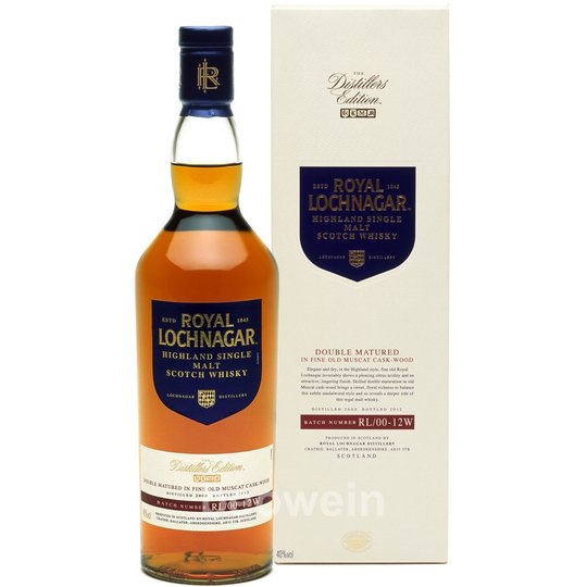 Royal Lochnagar Distillers Edition Double Matured Muscat Cask Wood Single Malt Scotch
