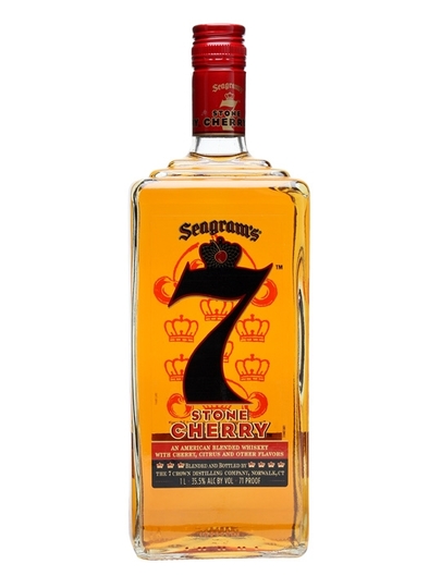 Seagrams 7 Crown Stone Cherry Blended Whiskey