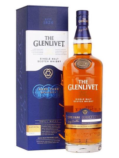 The Glenlivet Triple Cask Matured Rare Cask Single Malt Scotch Whisky Damaged Box