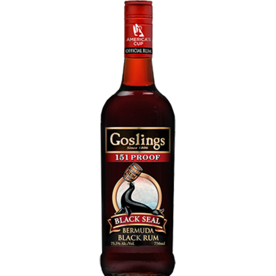 Goslings Black Seal 151 Proof Black Rum
