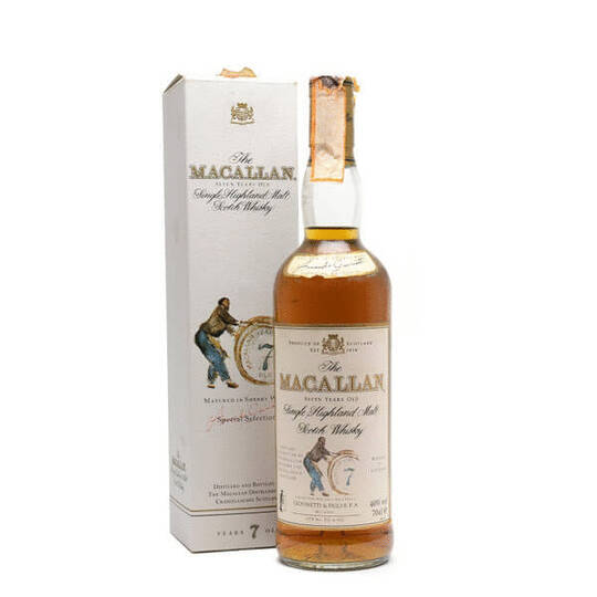 The Macallan 7 Year Old Giovinetti Special Selection Single Malt Scotch Whisky