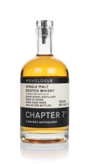 Chapter 7 Monologue Blair Athol 12 Year Old Wine Cask Single Malt Scotch Whisky
