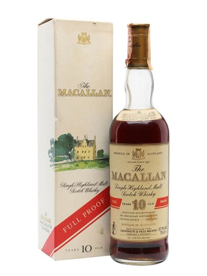 The Macallan Sherry Oak Full Proof 10 Year Old Single Malt Scotch Whisky