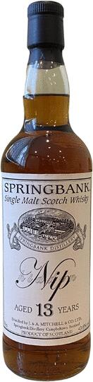 Springbank Hidden Nip 13 Year Old Single Malt Scotch Whisky