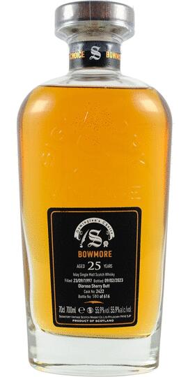 Signatory Vintage Cask Strength Collection Symingtons Choice Bowmore 25 Year Old Single Malt Scotch Whisky
