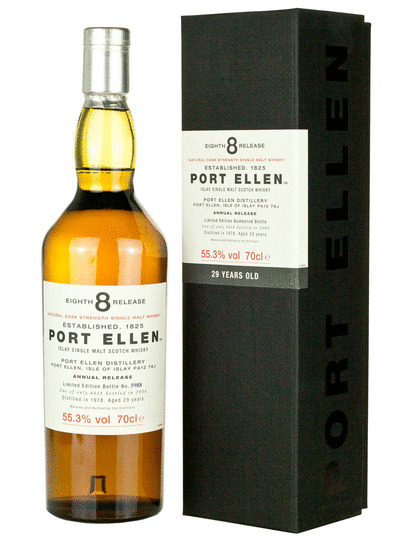 Port Ellen 8th Eighth Release 29 Year Old Single Malt Scotch Whisky