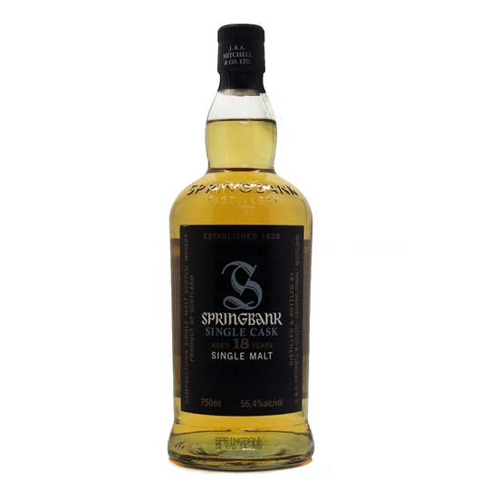 Springbank 18 Year Old Single Cask Single Malt Scotch Whisky