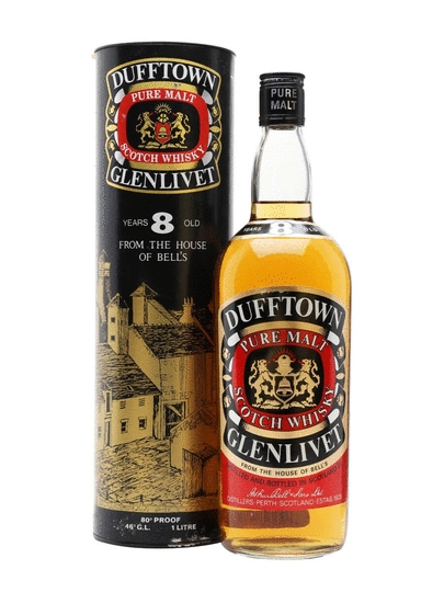 Dufftown Glenlivet 8 Year Old Pure Malt Scotch Whisky