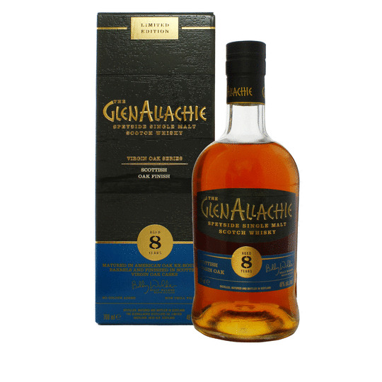Glenallachie Scottish Virgin Oak 8 Year Old Single Malt Scotch Whisky