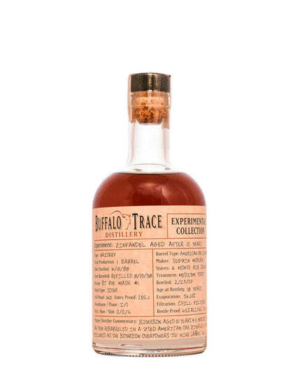 Buffalo Trace Distillery Experimental Collection Zinfandel 10 Year Old Rye Bourbon Whiskey