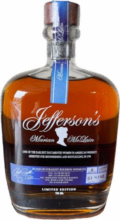 Jeffersons Marian Mclain Limited Edition Blend Of Straight Bourbon Whiskeys