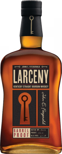 John E Fitzgerald Larceny Barrel Proof Straight Bourbon