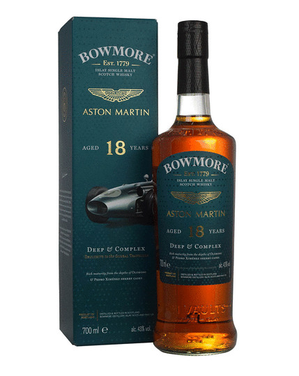 Bowmore Aston Martin Deep And Complex 18 Year Old Single Malt Scotch Whisky