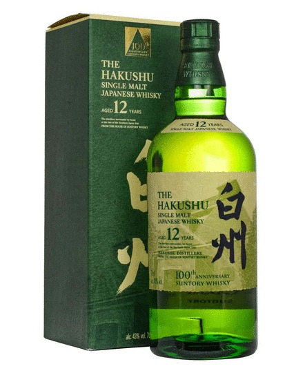 Suntory The Hakushu 100th Anniversary 12 Year Old Single Malt Whisky