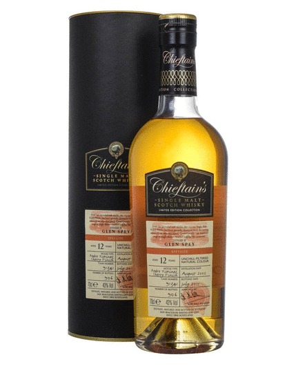 Chieftains Glen Spey 12 Year Old Single Malt Scotch Whisky