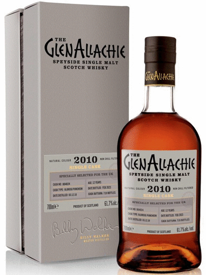 Glenallachie Single Cask Oloroso Puncheon 12 Year Old Single Malt Scotch Whisky