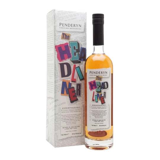 Penderyn Icons Of Wales The Headliner Single Malt Welsh Whisky