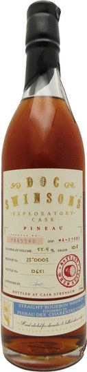 Doc Swinsons Exploratory Cask Pineau Des Charentes Straight Bourbon Whiskey