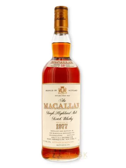 The Macallan 18 Year Old Sherry Oak Single Malt Scotch Whisky No Box