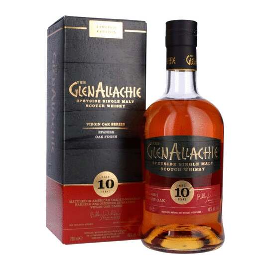Glenallachie Spanish Virgin Oak 10 Year Old Single Malt Scotch Whisky