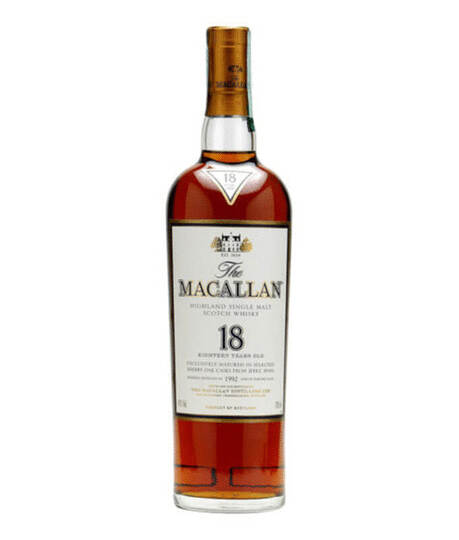 The Macallan 18 Year Old Sherry Oak Single Malt Scotch Whisky
