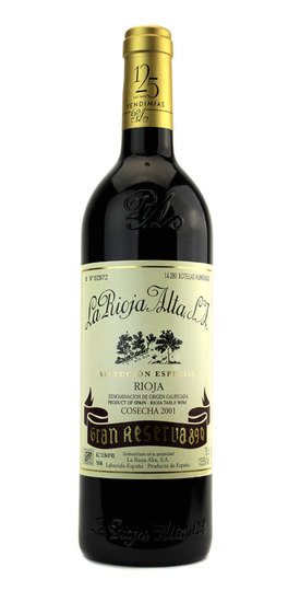 La Rioja Alta Gran Reserva 890 Seleccion Especial Rioja