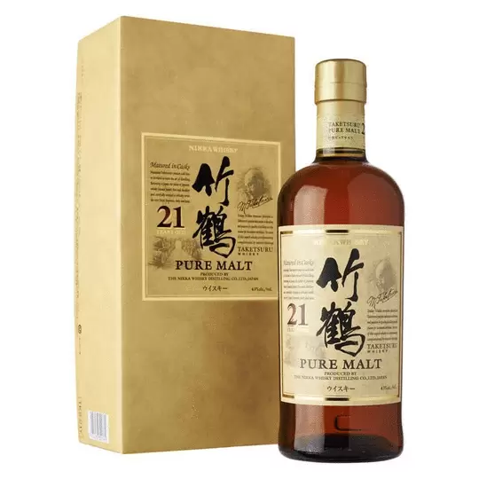 Nikka Taketsuru Pure 21 Year Old Pure Malt Whisky With Box