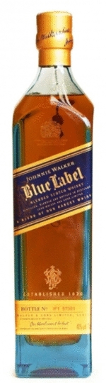 Johnnie Walker Blue Label Blended Scotch Whisky Damaged Box