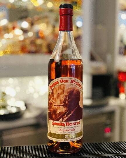 Old Rip Van Winkle Pappy Van Winkles 20 Year Old Family Reserve Bourbon No Bag