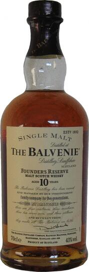 The Balvenie Founders Reserve 10 Year Old Single Malt Scotch Whisky