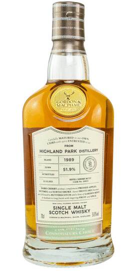 Gordon Macphail Connoisseurs Choice Highland Park 32 Year Old Single Malt Scotch Whisky