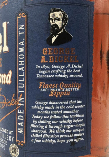 George Dickel Bottled In Bond Tennessee Whisky