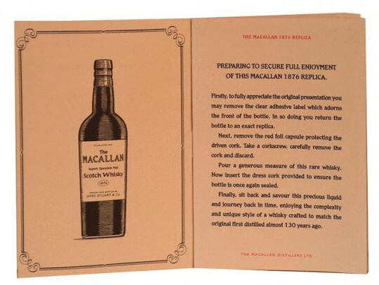 The Macallan 1876 Replica Single Malt Scotch Whisky