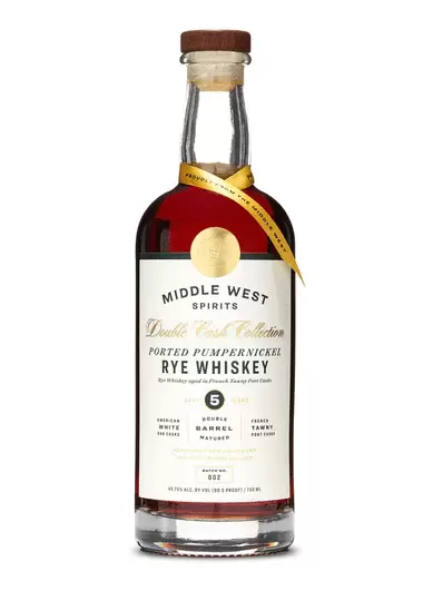 Middle West Spirits Double Cask Collection Ported Pumpernickel Rye Whiskey