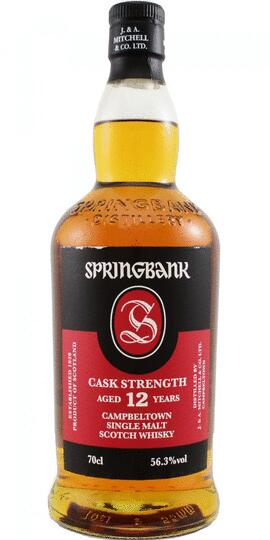 Springbank 12 Year Old Cask Strength Single Malt Scotch Whisky