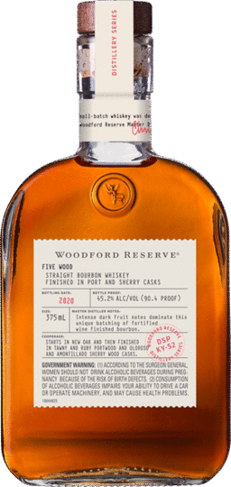 Woodford Reserve Five Wood Bourbon Finished In Port And Sherry Casks
